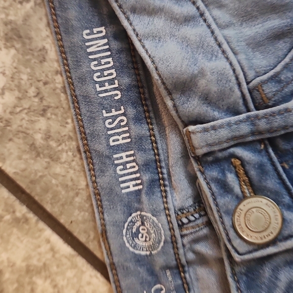 AUTHENTIC American Heritage Denim Light Wash Stretch Jeans size 5 Inseam 27 ' - Picture 2 of 5